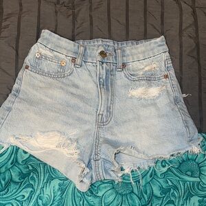 American Eagle Outfitters Light Wash Denim Shorts